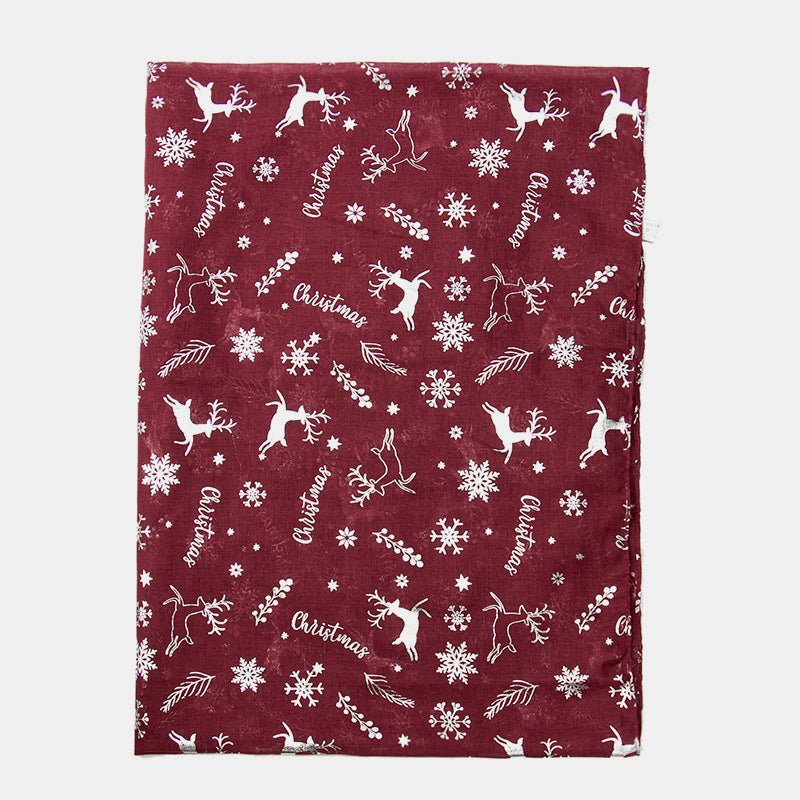 Christmas Element Polyester Scarf - Amara Luxe Fine Boutique