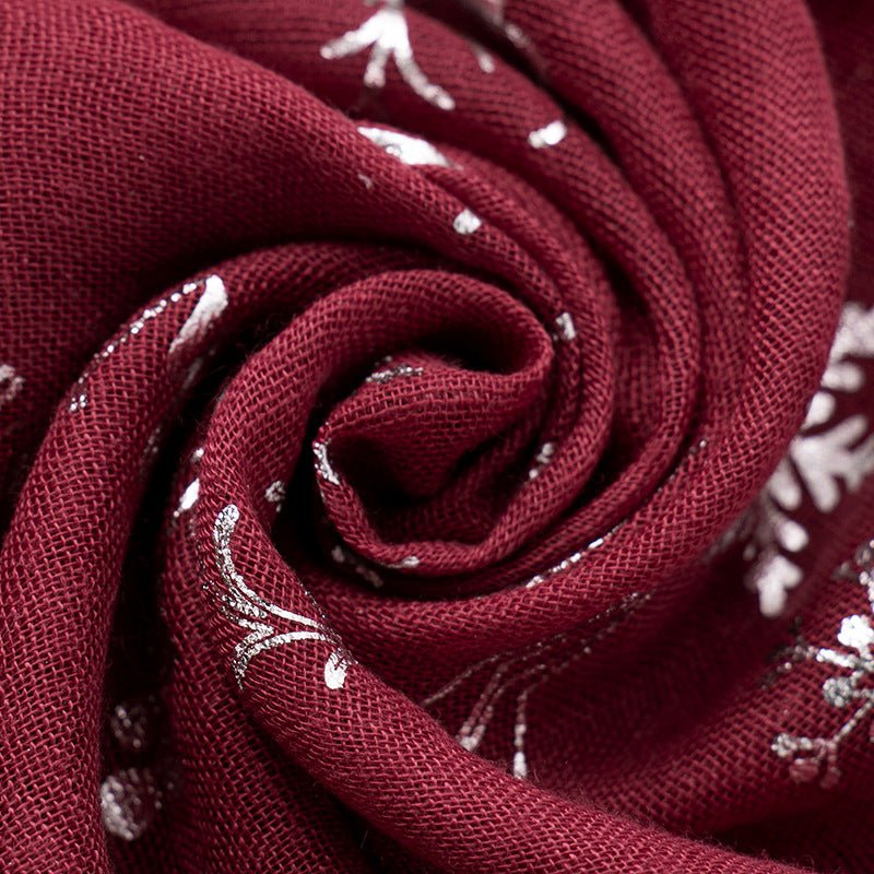 Christmas Element Polyester Scarf - Amara Luxe Fine Boutique