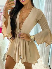 Ladies Fashion Casual Top Shorts Set