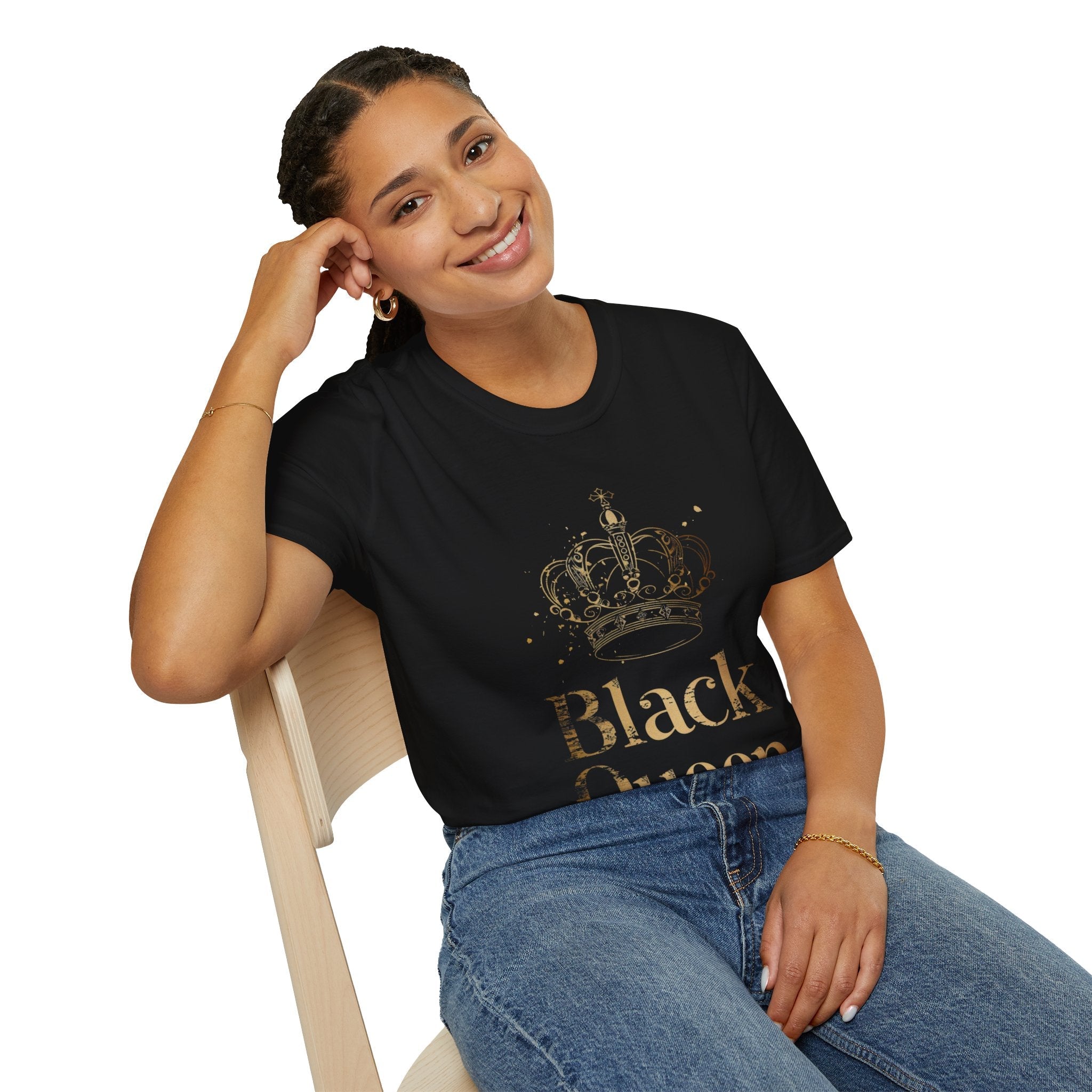 Black Queen T-Shirt | Empowering & Stylish | Amara Luxe - Amara Luxe Fine Boutique