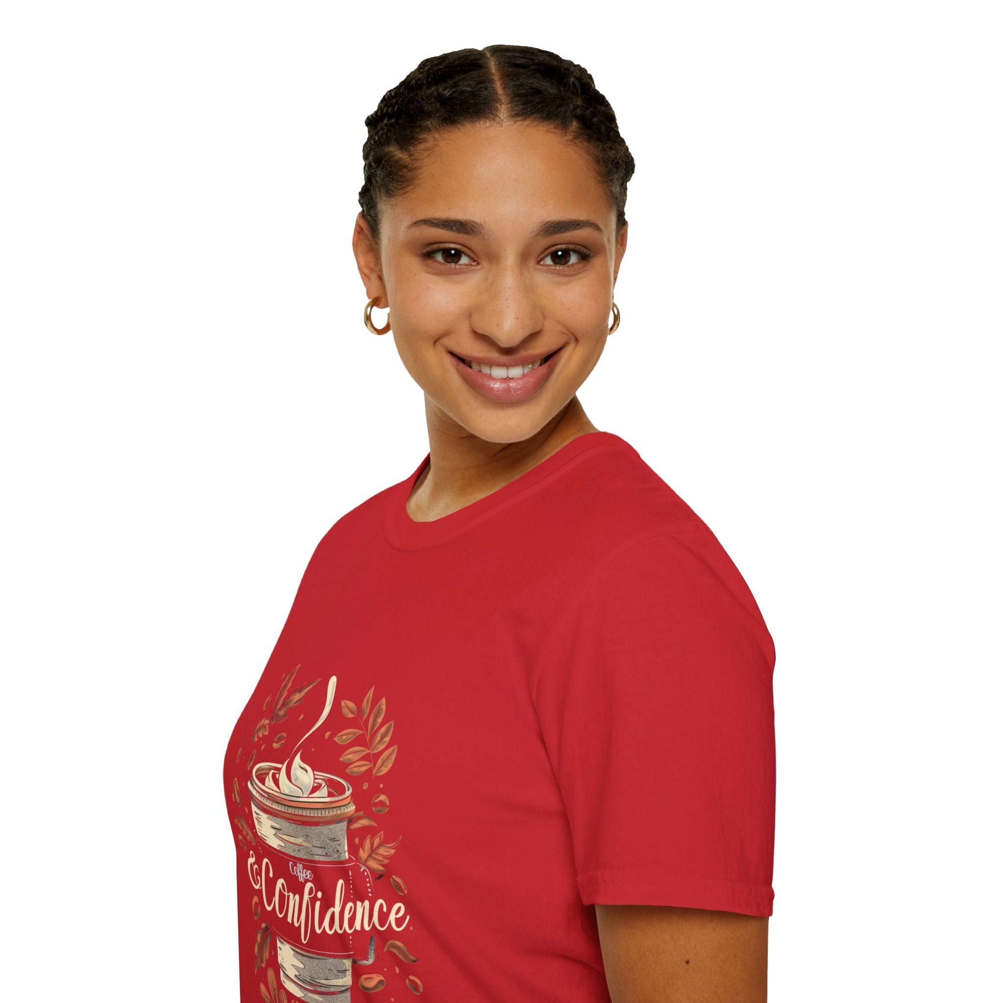 Coffee & Confidence T-Shirt | Trendy & Empowering | Amara Luxe - Amara Luxe Fine Boutique