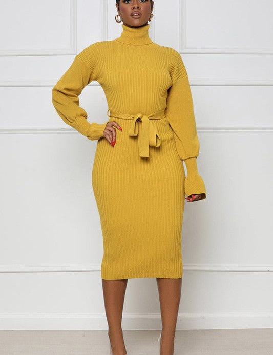 LONG MAXI SWEATER DRESS - Amara Luxe Fine Boutique