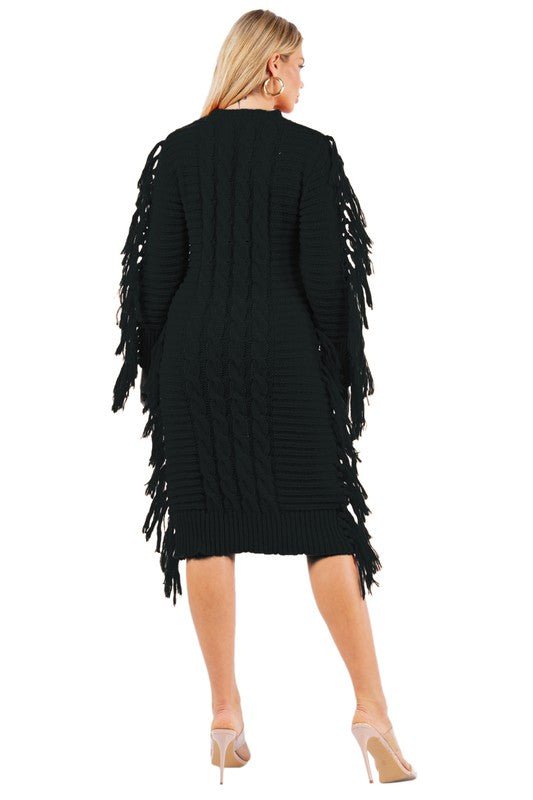 SEXY FASHION SWEATER DRESS - Amara Luxe Fine Boutique