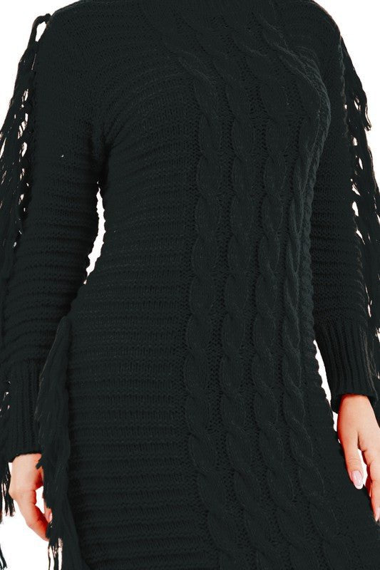 SEXY FASHION SWEATER DRESS - Amara Luxe Fine Boutique