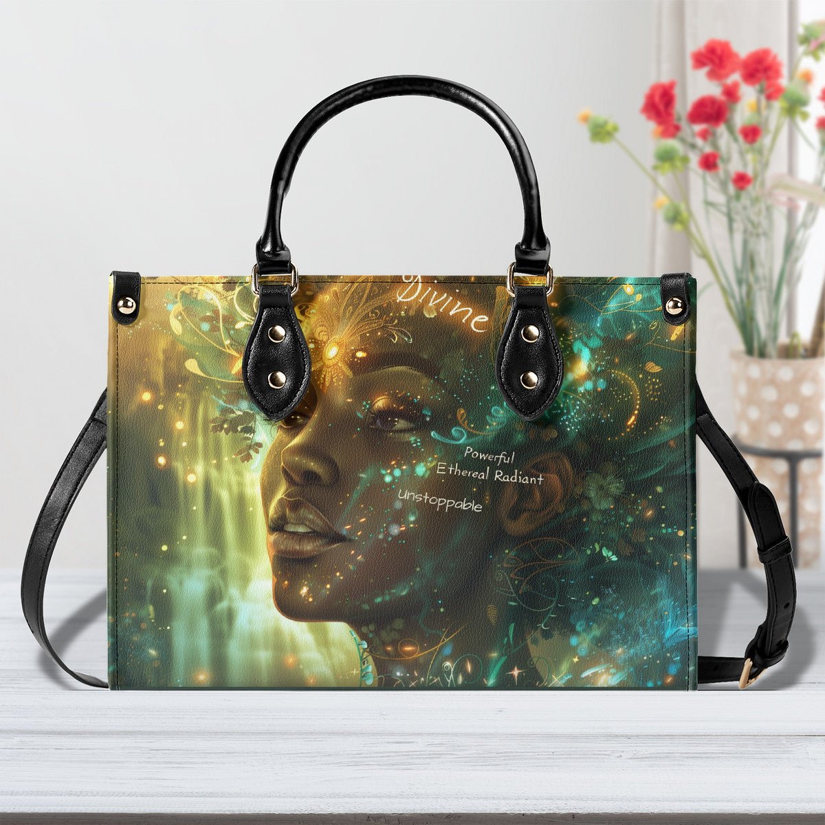 The Divine Essence Handbag - Mystical, Empowering, and Customizable - Amara Luxe Fine Boutique