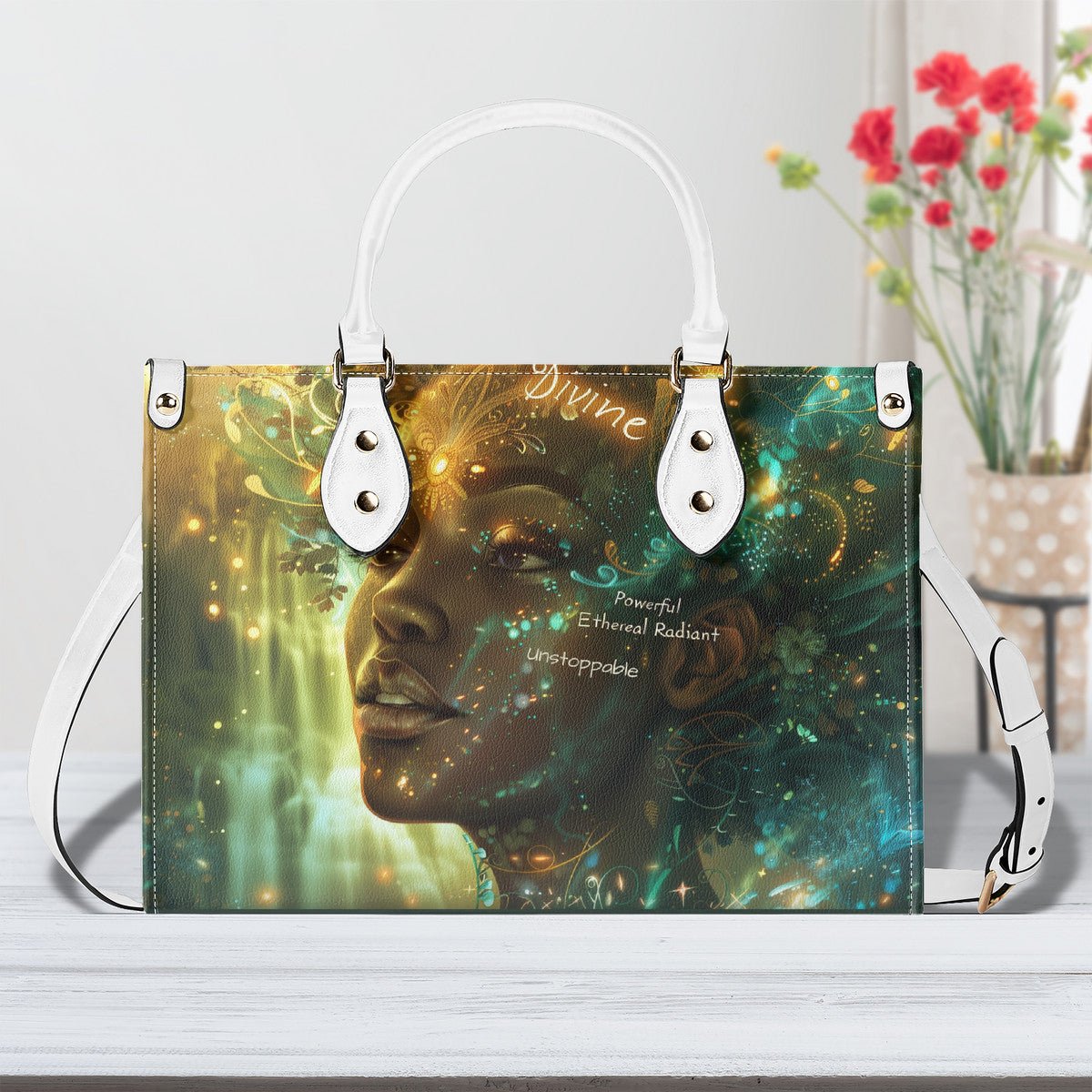 The Divine Essence Handbag - Mystical, Empowering, and Customizable - Amara Luxe Fine Boutique