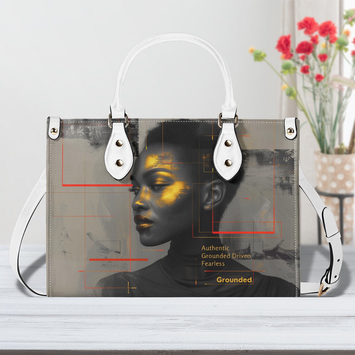 The Grounded Elegance Handbag - Minimalist, Bold, and Customizable - Amara Luxe Fine Boutique