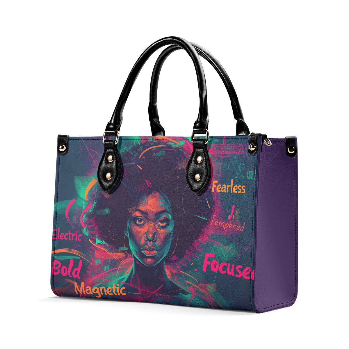 The Neon Power Handbag - Bold, Futuristic, and Customizable - Amara Luxe Fine Boutique