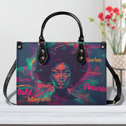 The Neon Power Handbag - Bold, Futuristic, and Customizable - Amara Luxe Fine Boutique