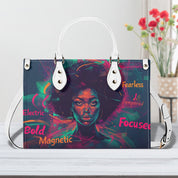 The Neon Power Handbag - Bold, Futuristic, and Customizable - Amara Luxe Fine Boutique