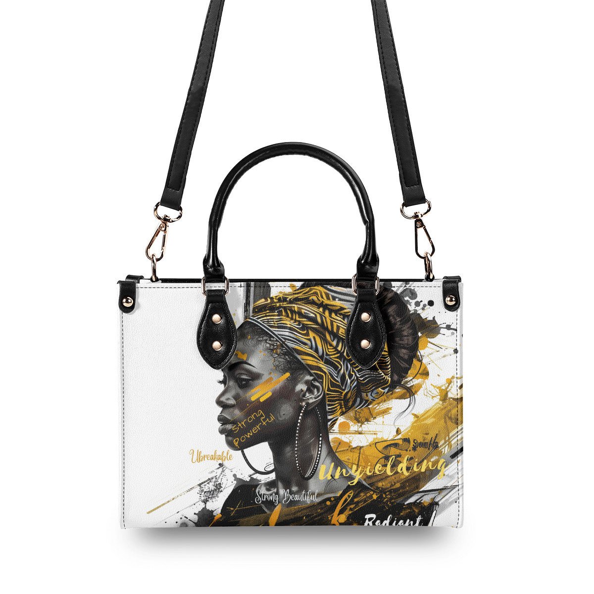 The Unbreakable Radiance Handbag - Bold, Artistic, and Customizable - Amara Luxe Fine Boutique