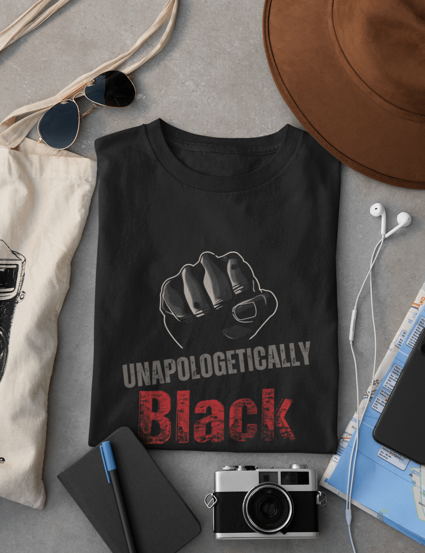 Unapologetically Black T-Shirt | Empowering Statement Tee | Amara Luxe - Amara Luxe Fine Boutique