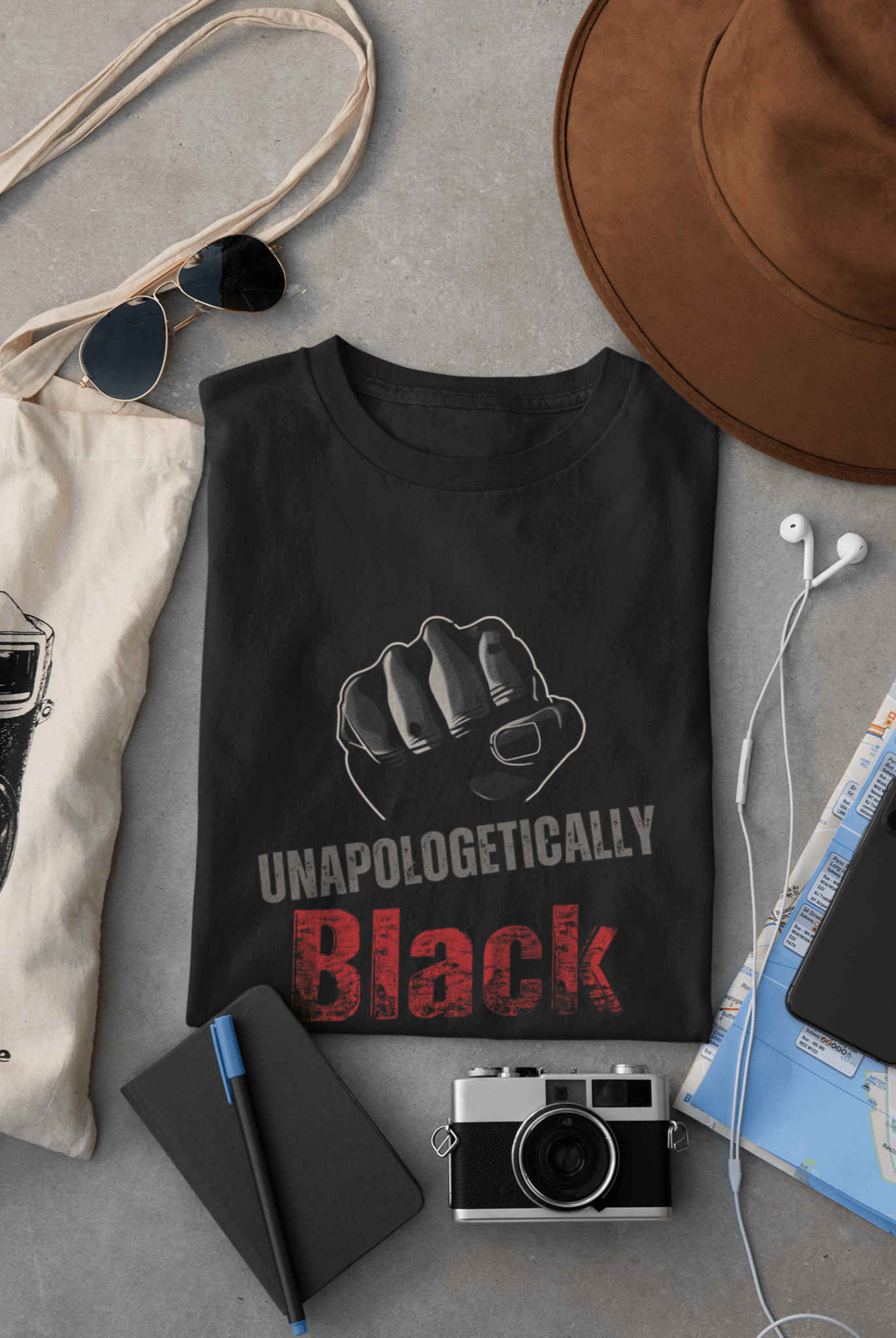 Unapologetically Black T-Shirt | Empowering Statement Tee | Amara Luxe - Amara Luxe Fine Boutique