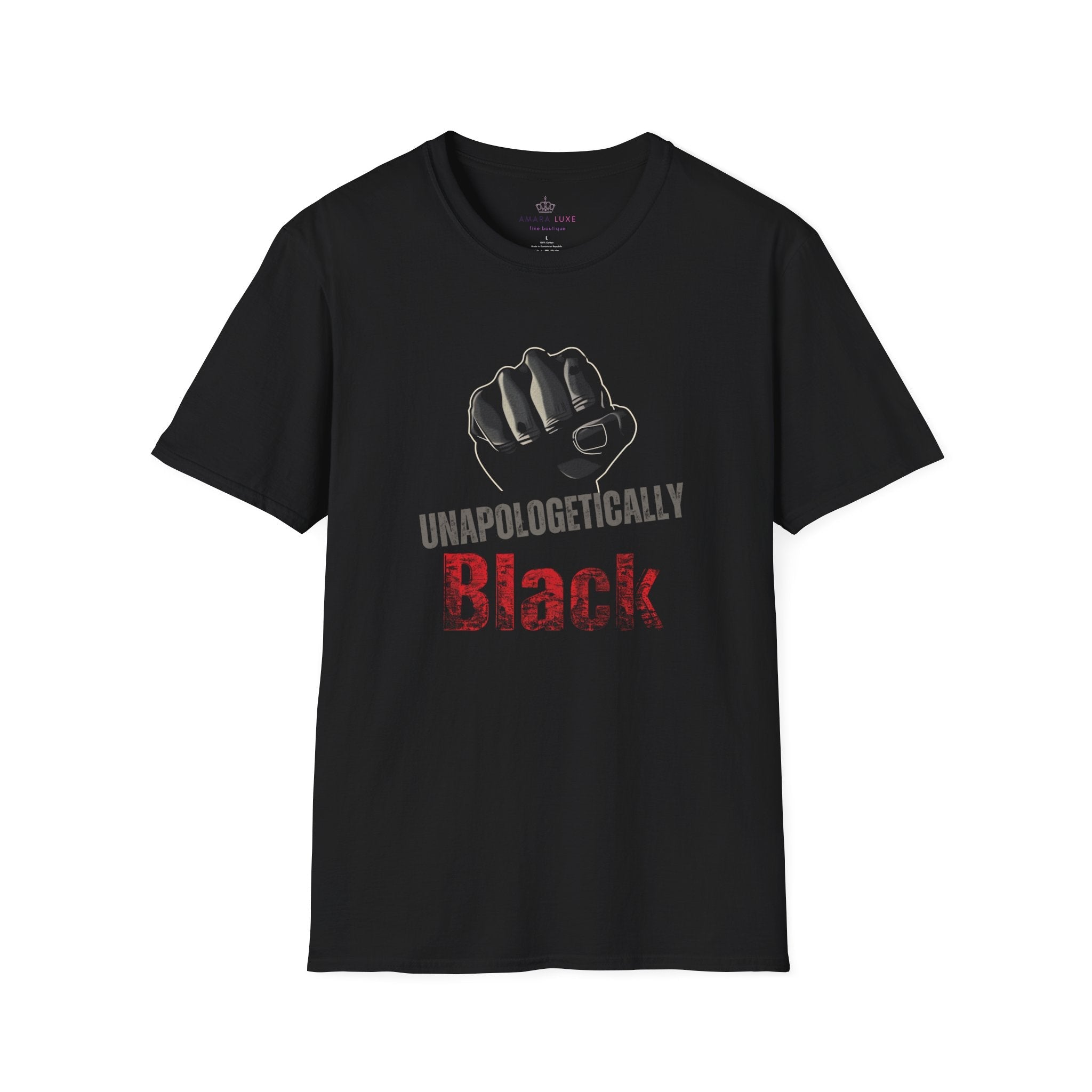 Unapologetically Black T-Shirt | Empowering Statement Tee | Amara Luxe - Amara Luxe Fine Boutique