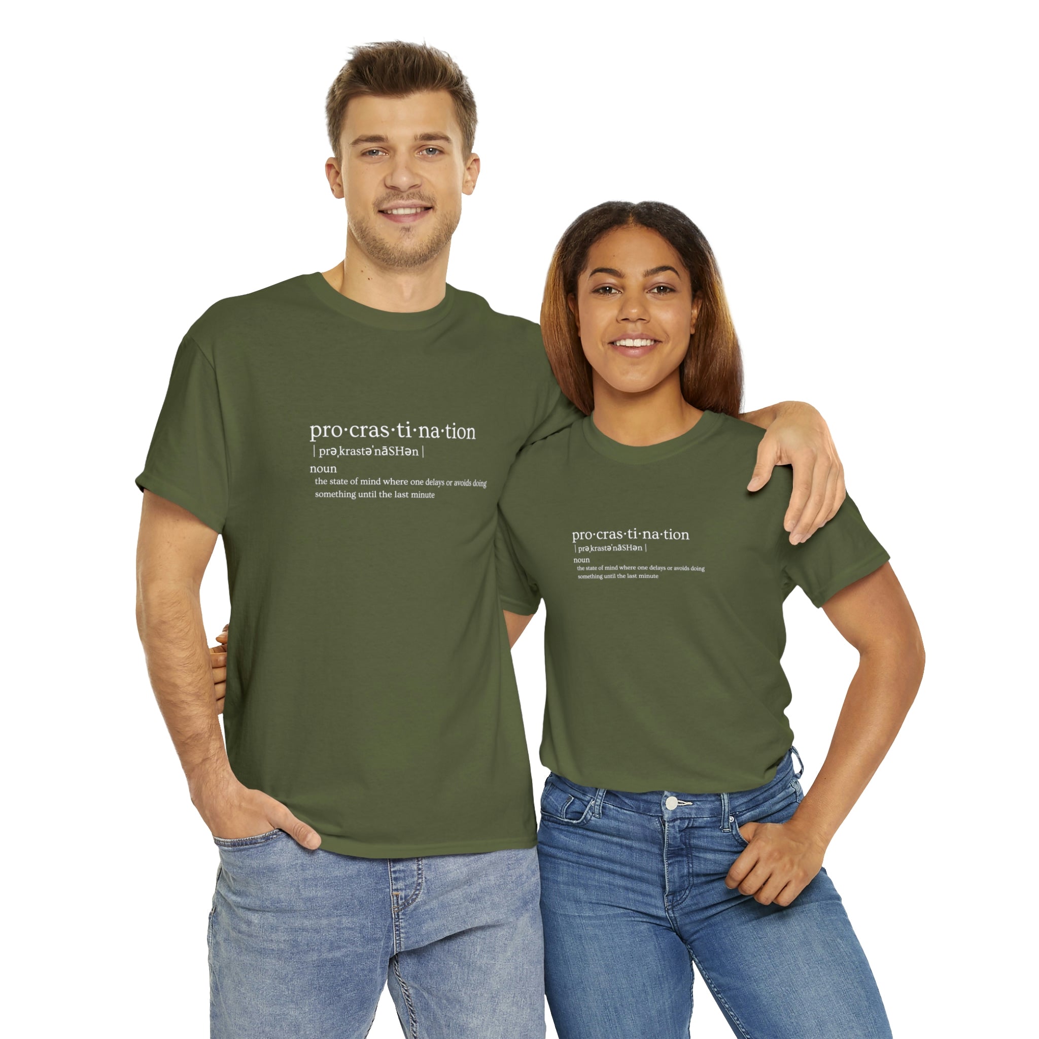 Procrastination Heavy Cotton Tee