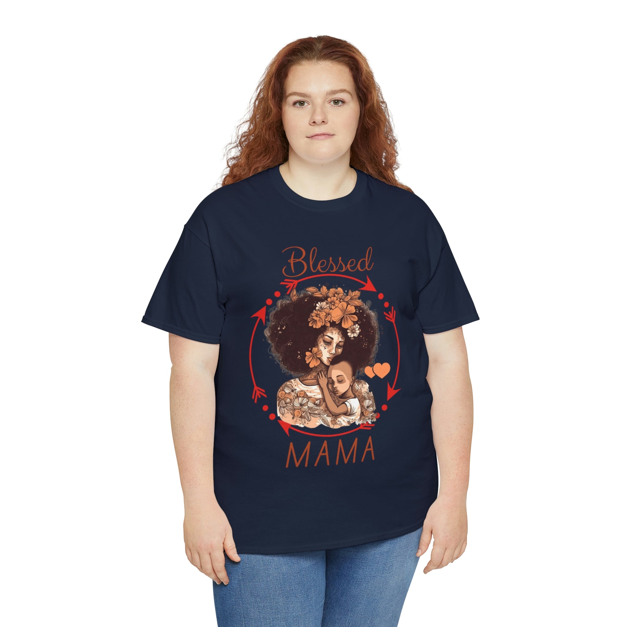 Blessed Mama Heavy Cotton Tee