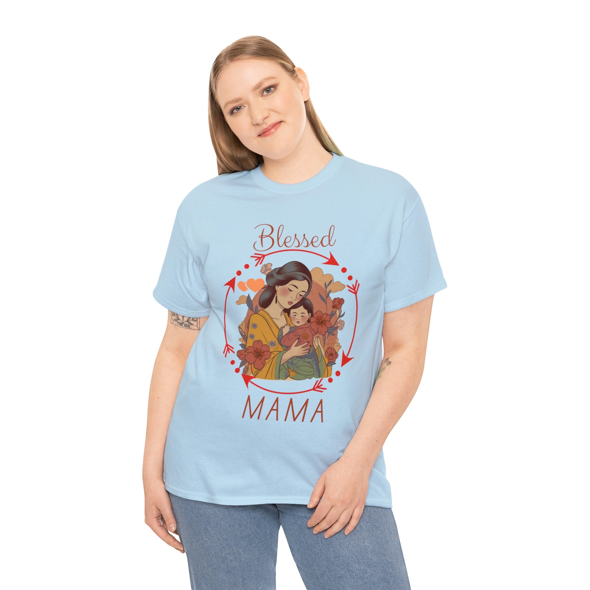Blessed Mama 2 Heavy Cotton Tee