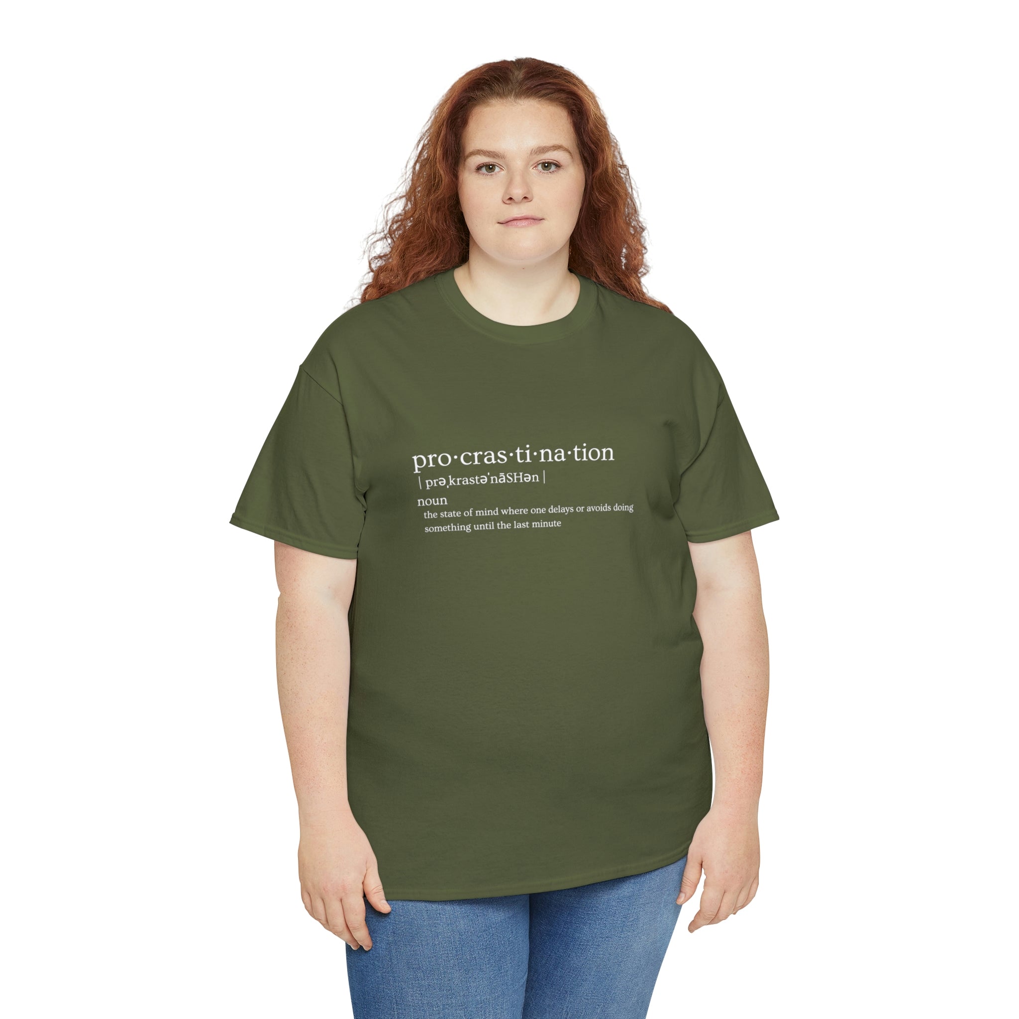 Procrastination Heavy Cotton Tee