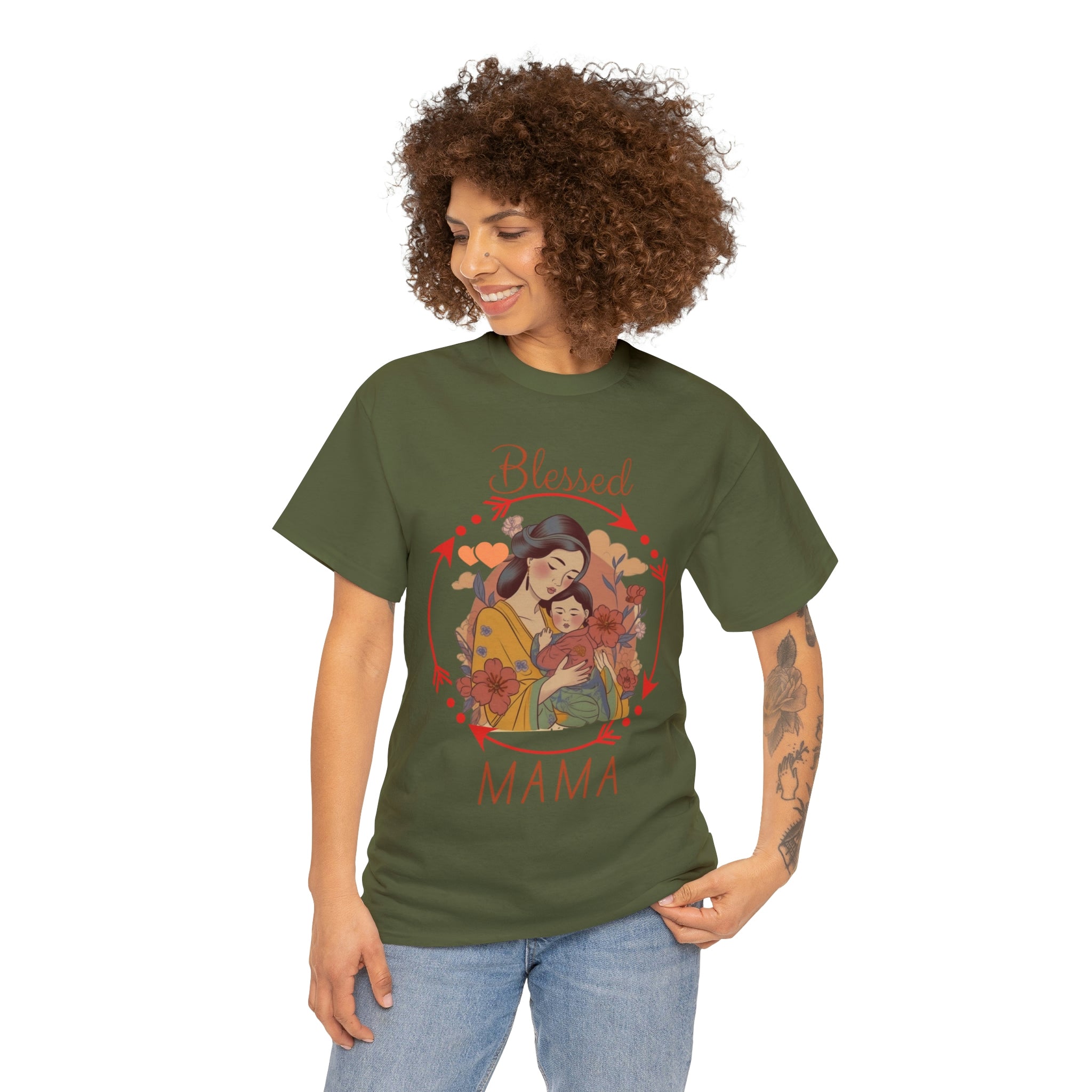Blessed Mama 2 Heavy Cotton Tee