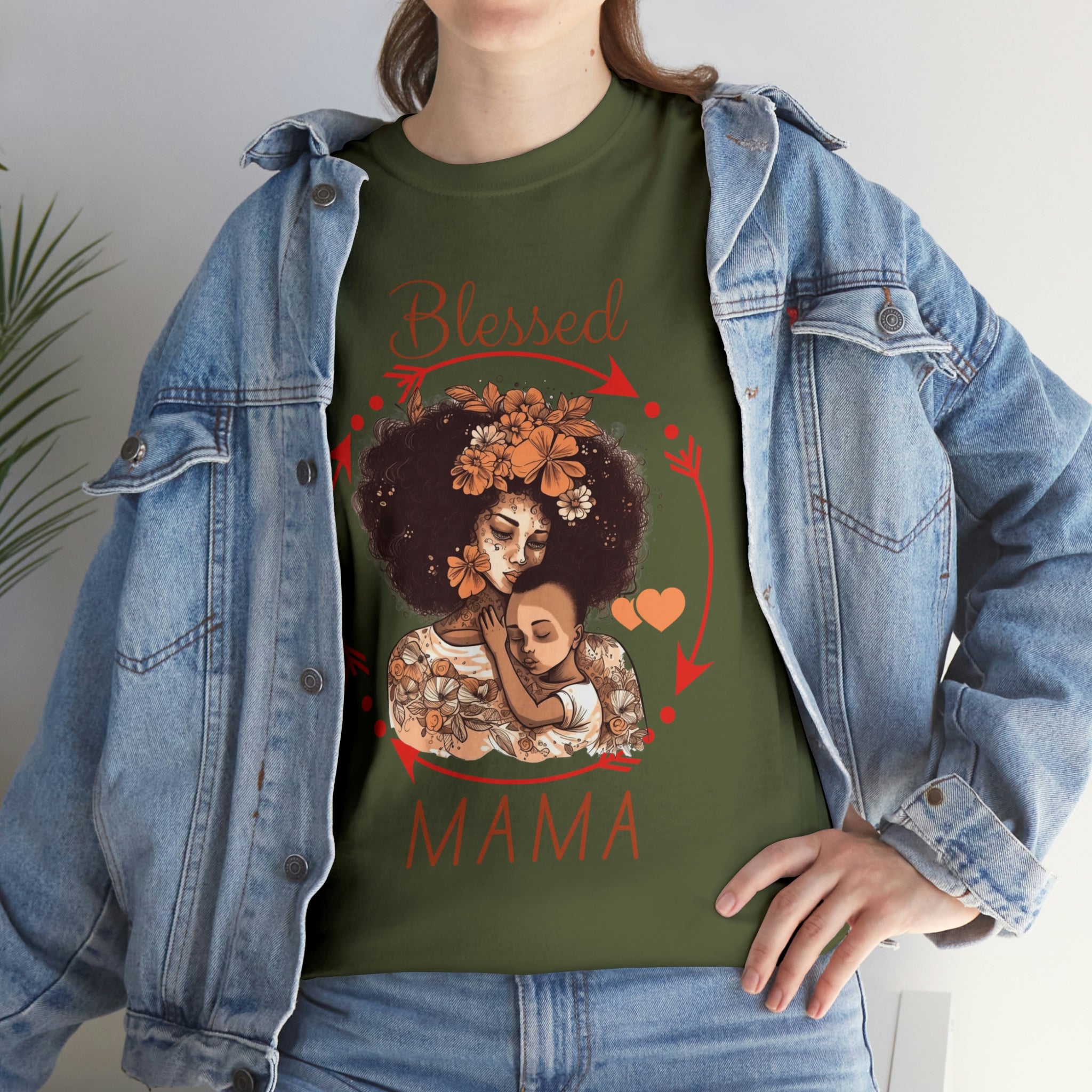 Blessed Mama Heavy Cotton Tee