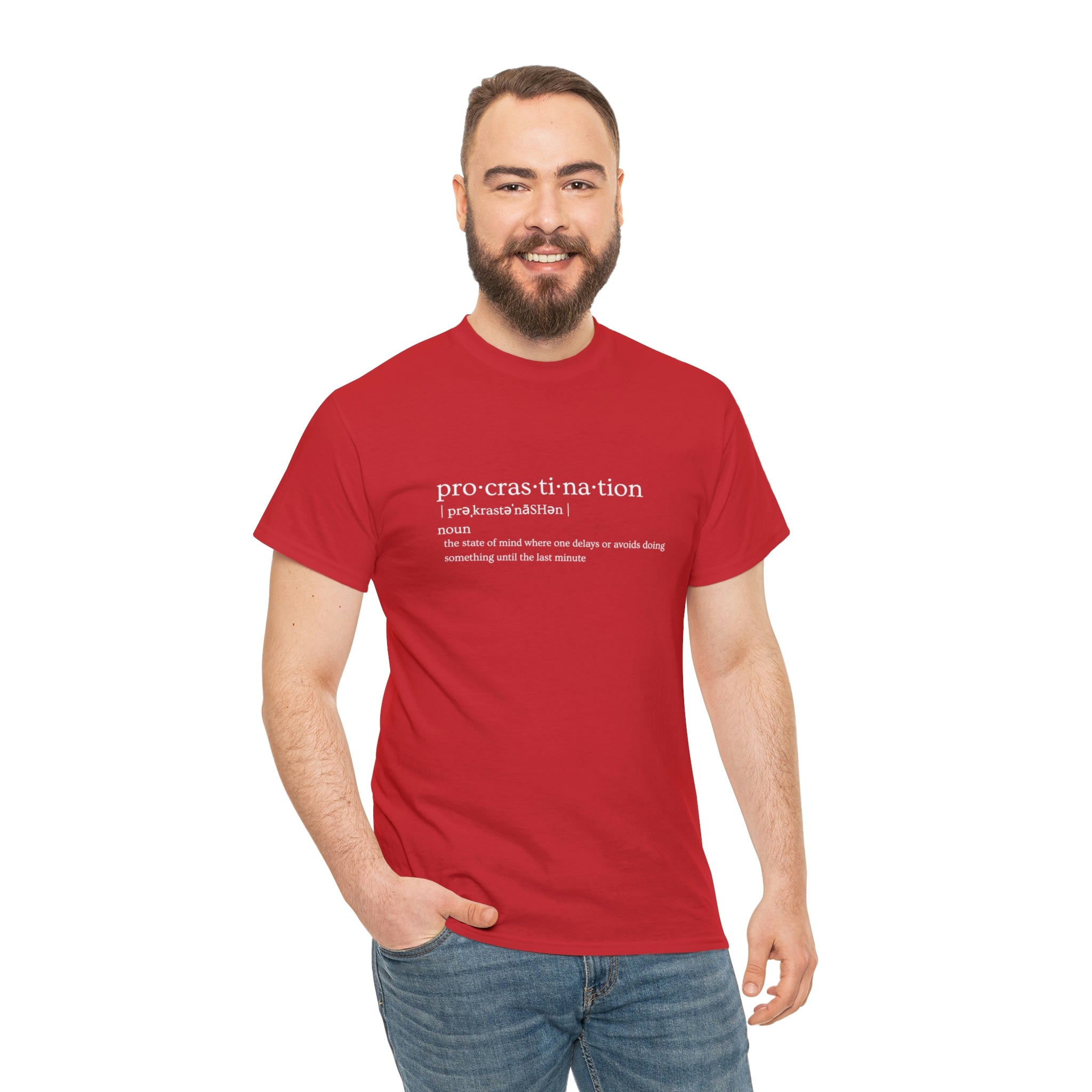 Procrastination Heavy Cotton Tee