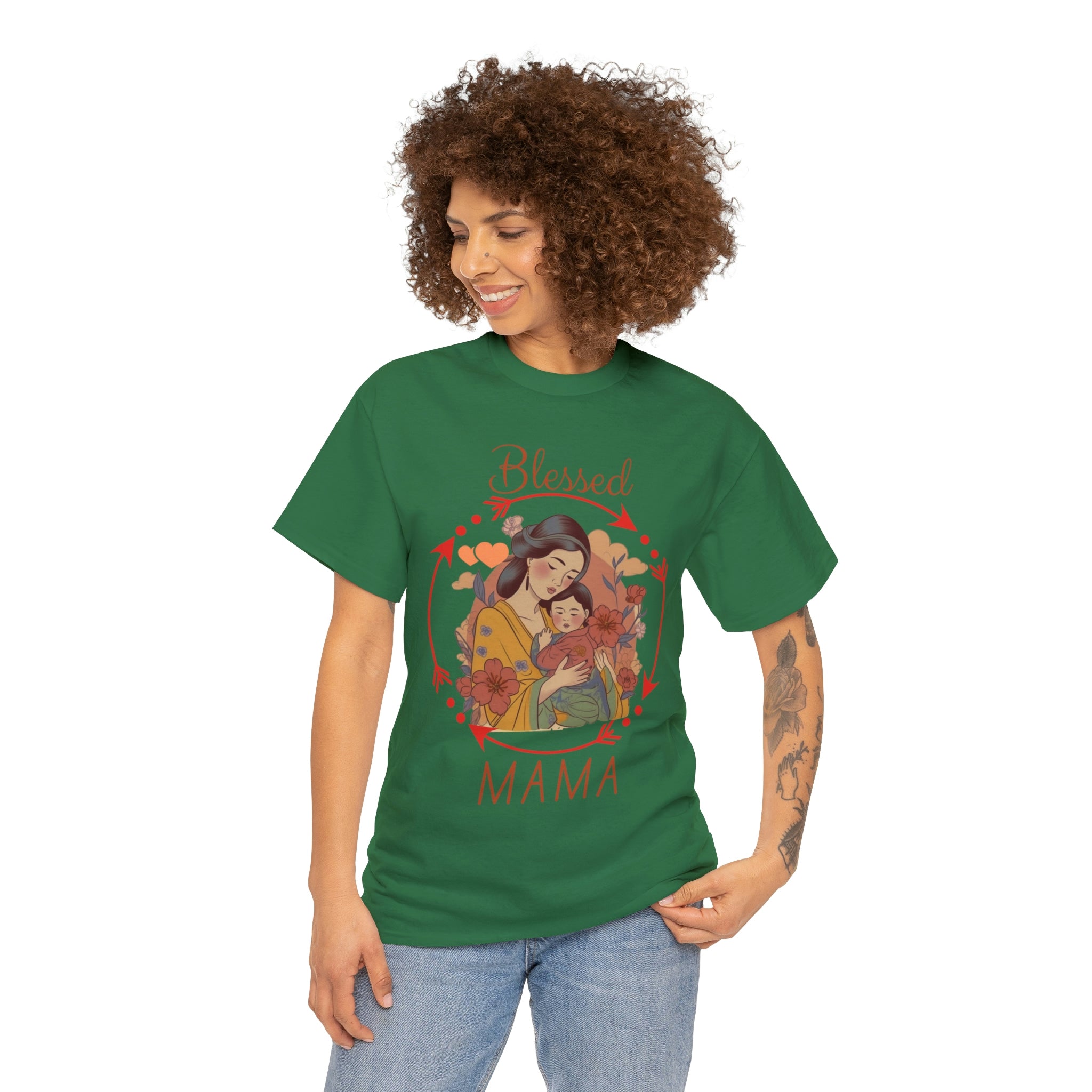 Blessed Mama 2 Heavy Cotton Tee