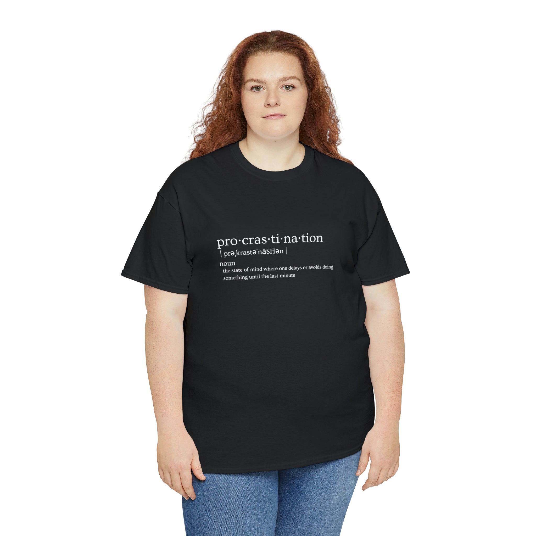 Procrastination Heavy Cotton Tee