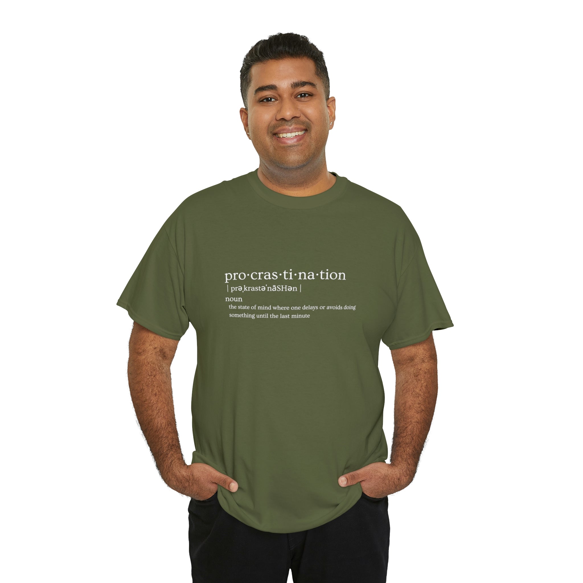 Procrastination Heavy Cotton Tee