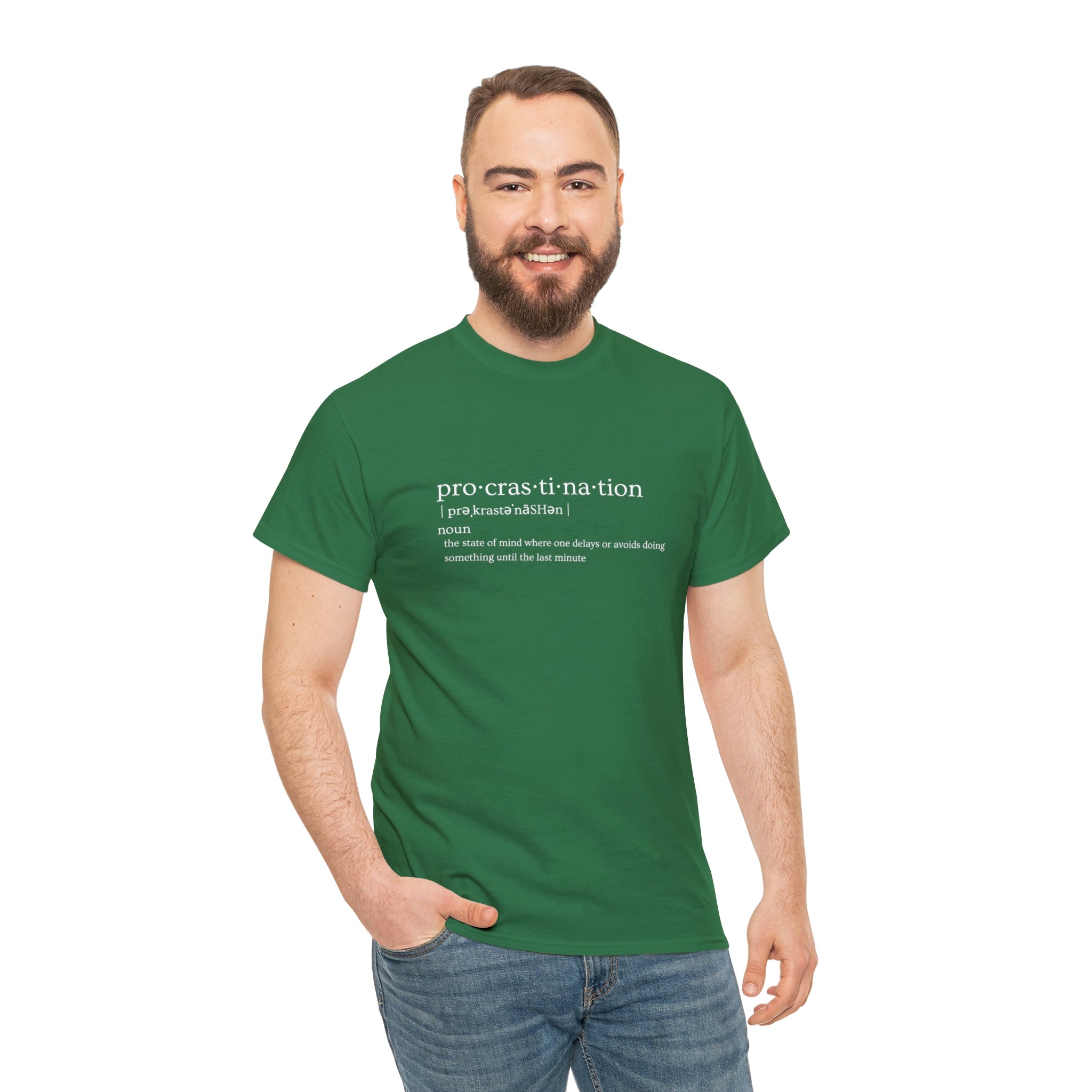 Procrastination Heavy Cotton Tee