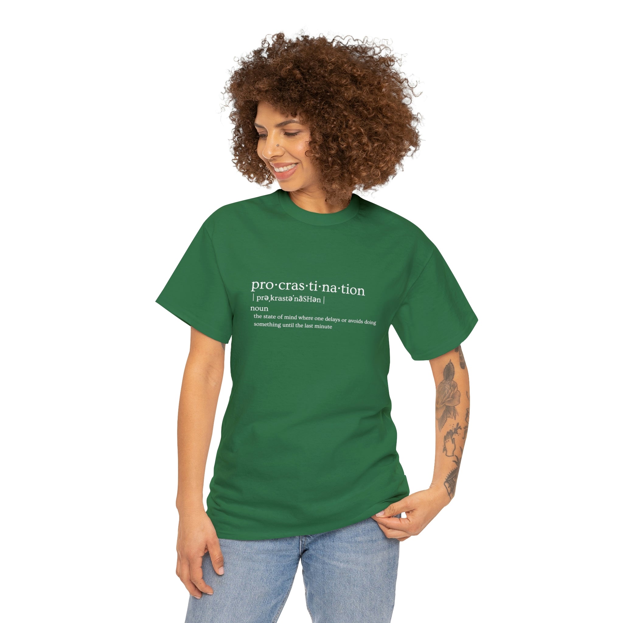Procrastination Heavy Cotton Tee