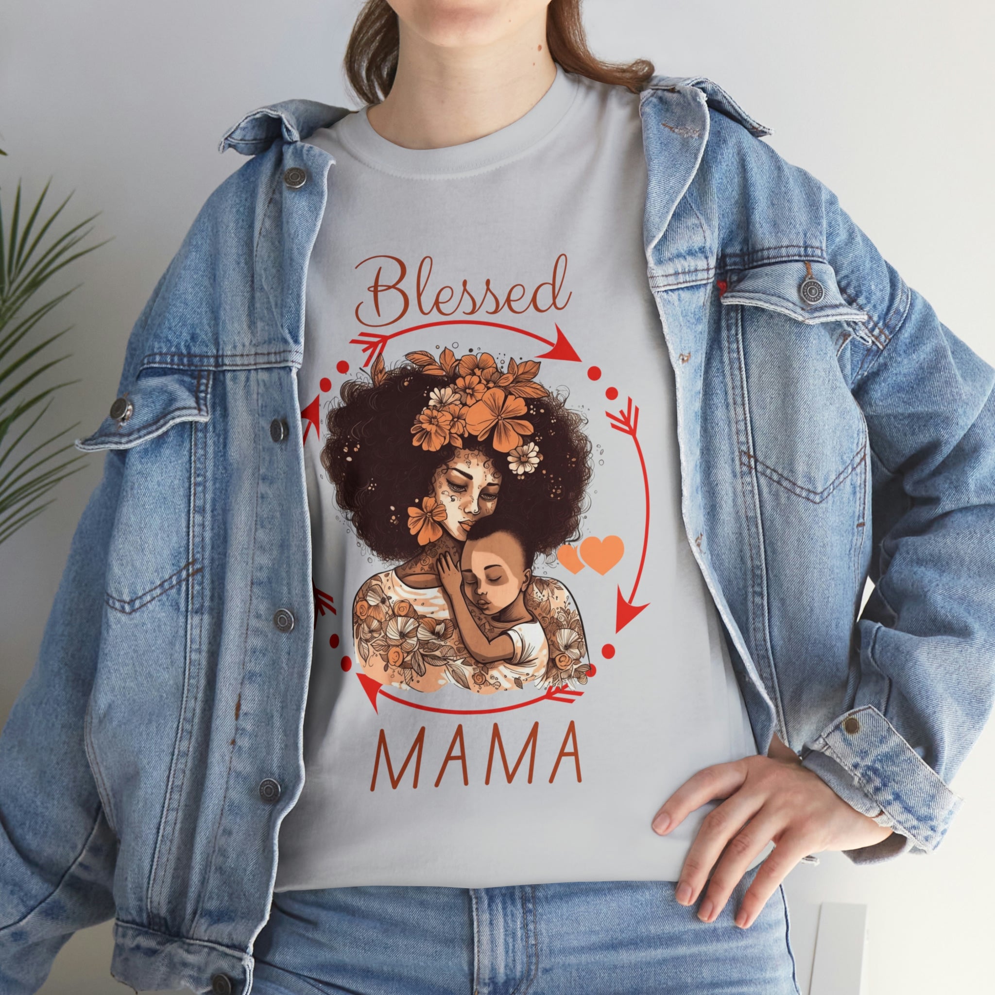 Blessed Mama Heavy Cotton Tee