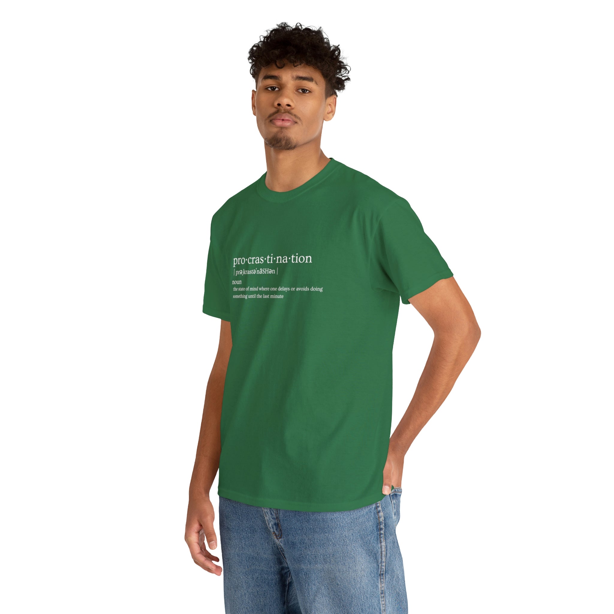 Procrastination Heavy Cotton Tee