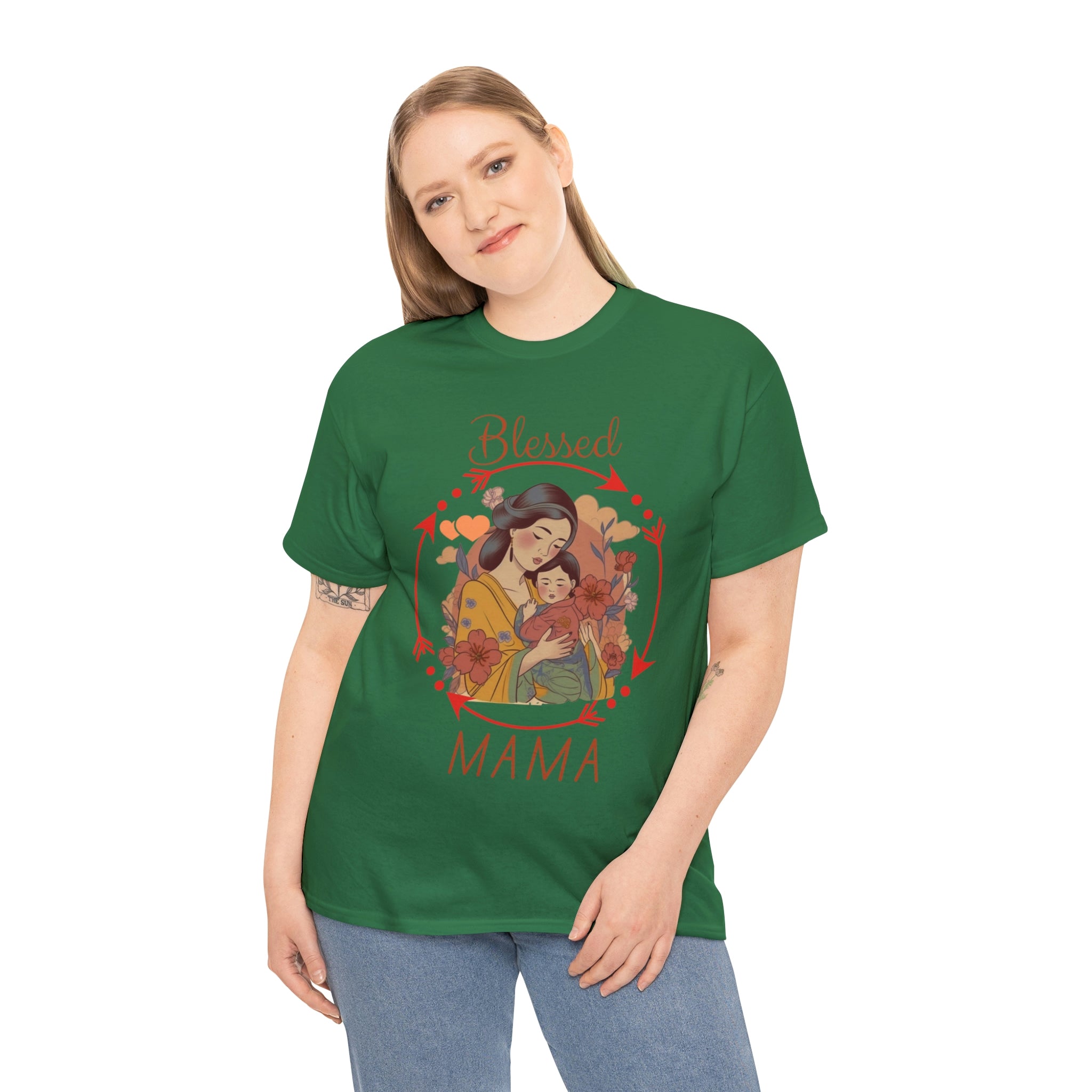 Blessed Mama 2 Heavy Cotton Tee