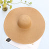 25CM Wide Brim Oversized Beach Hats For Women Large Straw Hat UV Protection - Amara Luxe Fine Boutique