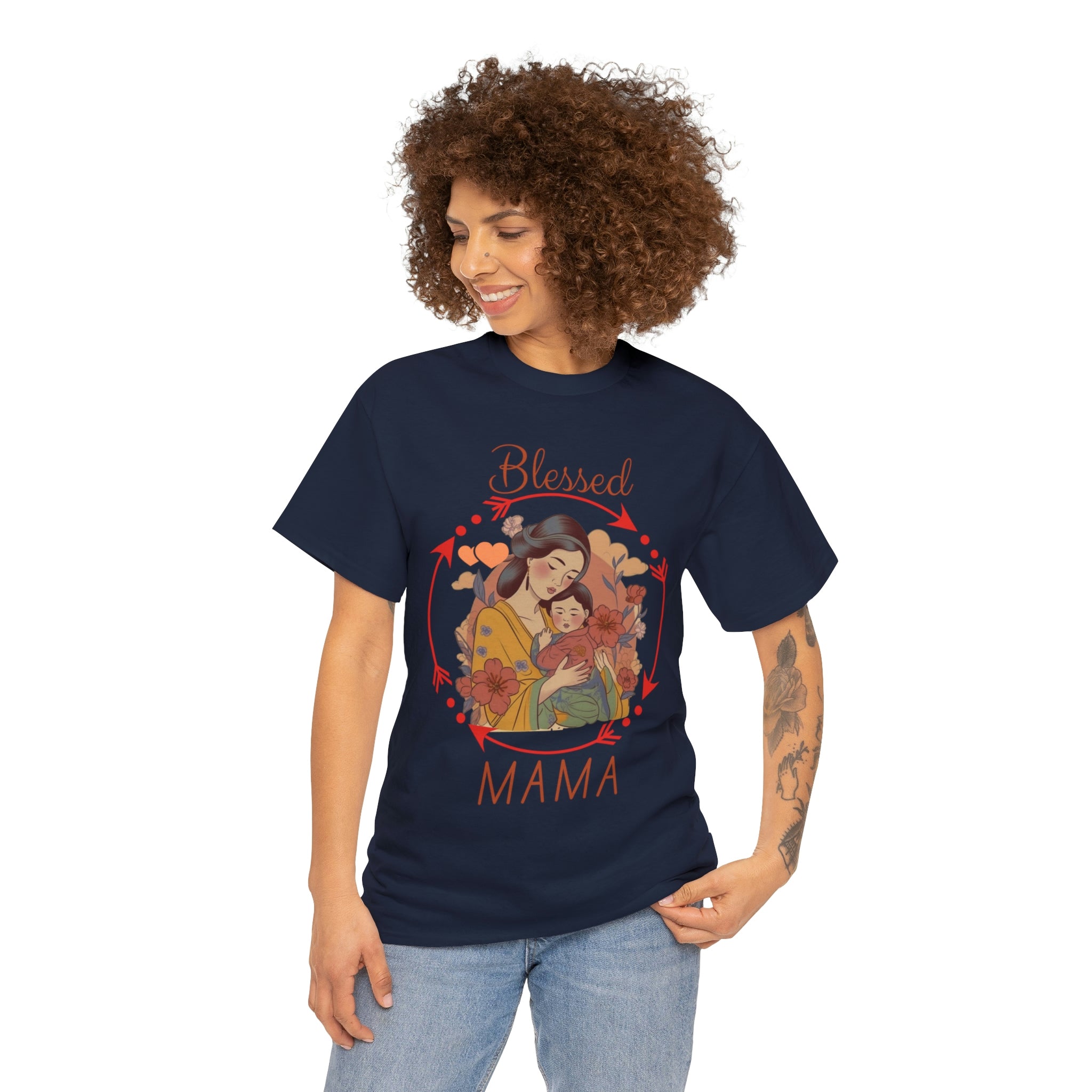 Blessed Mama 2 Heavy Cotton Tee