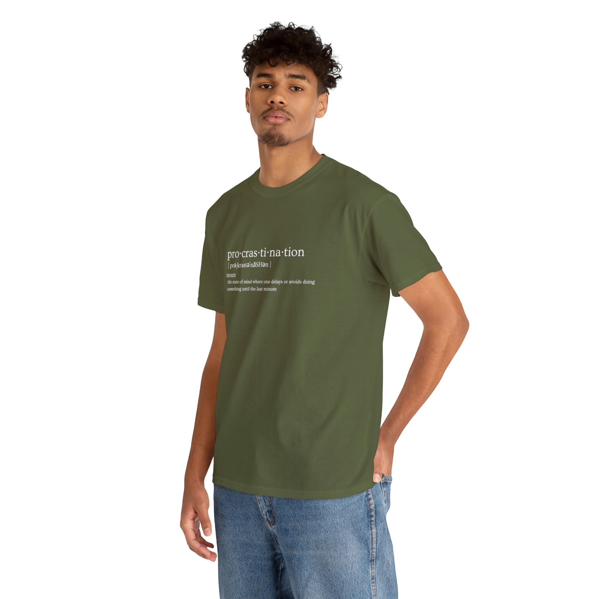 Procrastination Heavy Cotton Tee