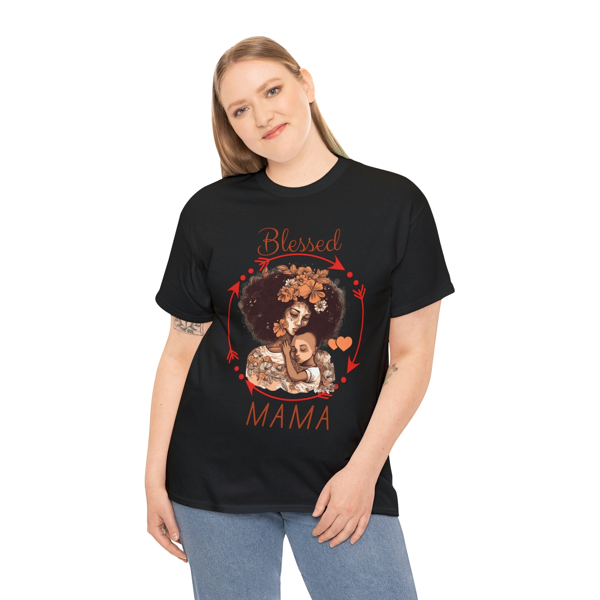 Blessed Mama Heavy Cotton Tee