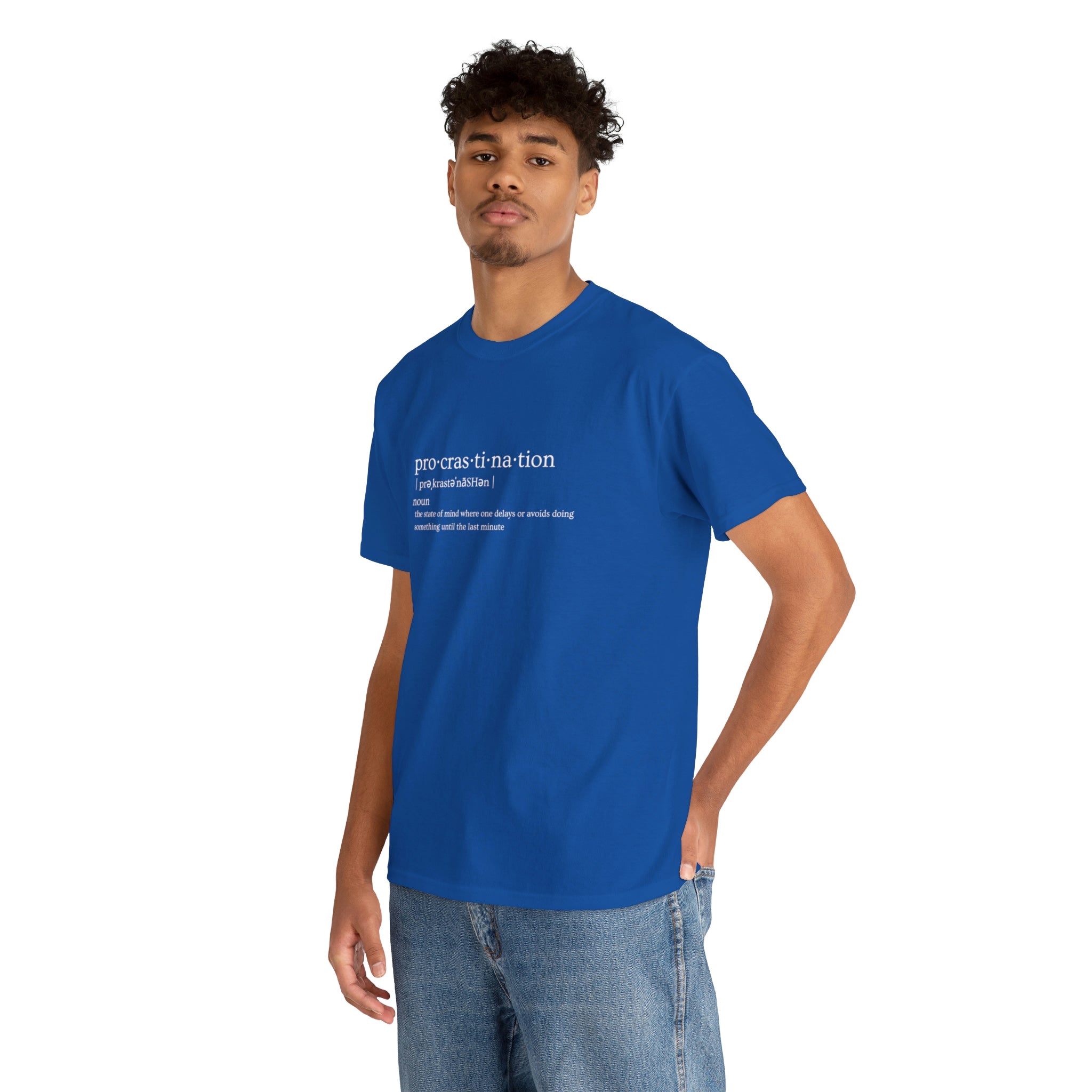 Procrastination Heavy Cotton Tee