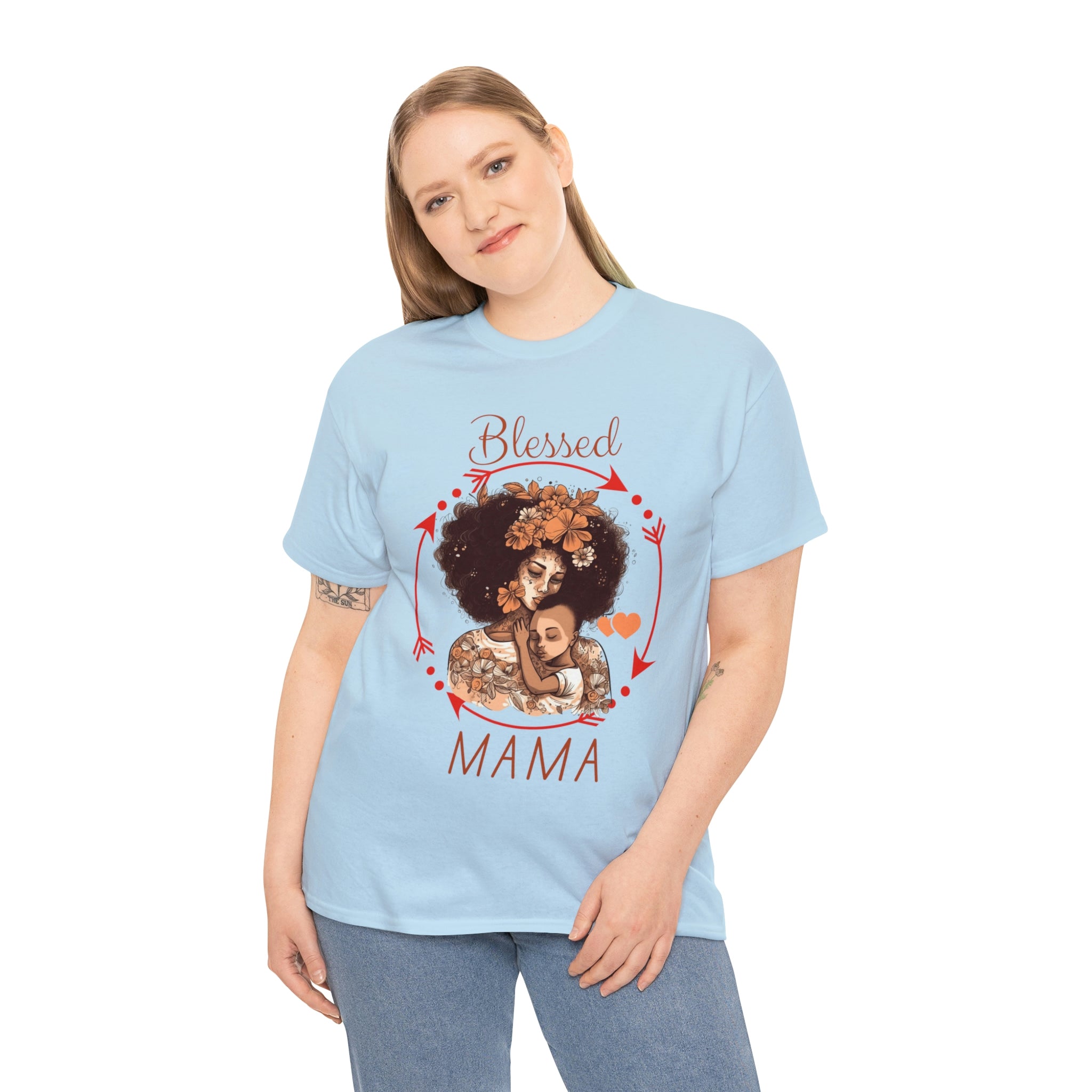 Blessed Mama Heavy Cotton Tee