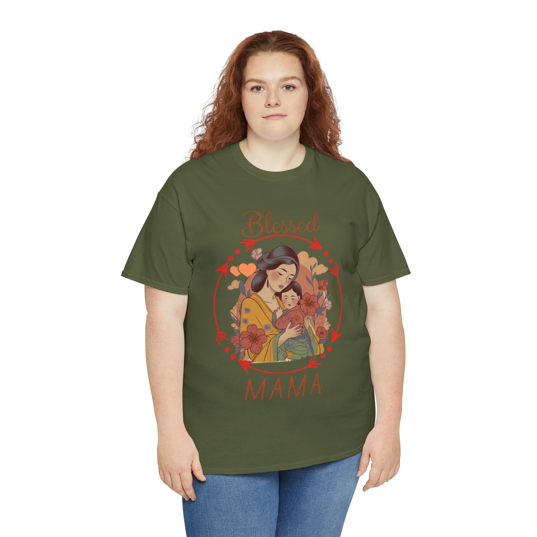 Blessed Mama 2 Heavy Cotton Tee