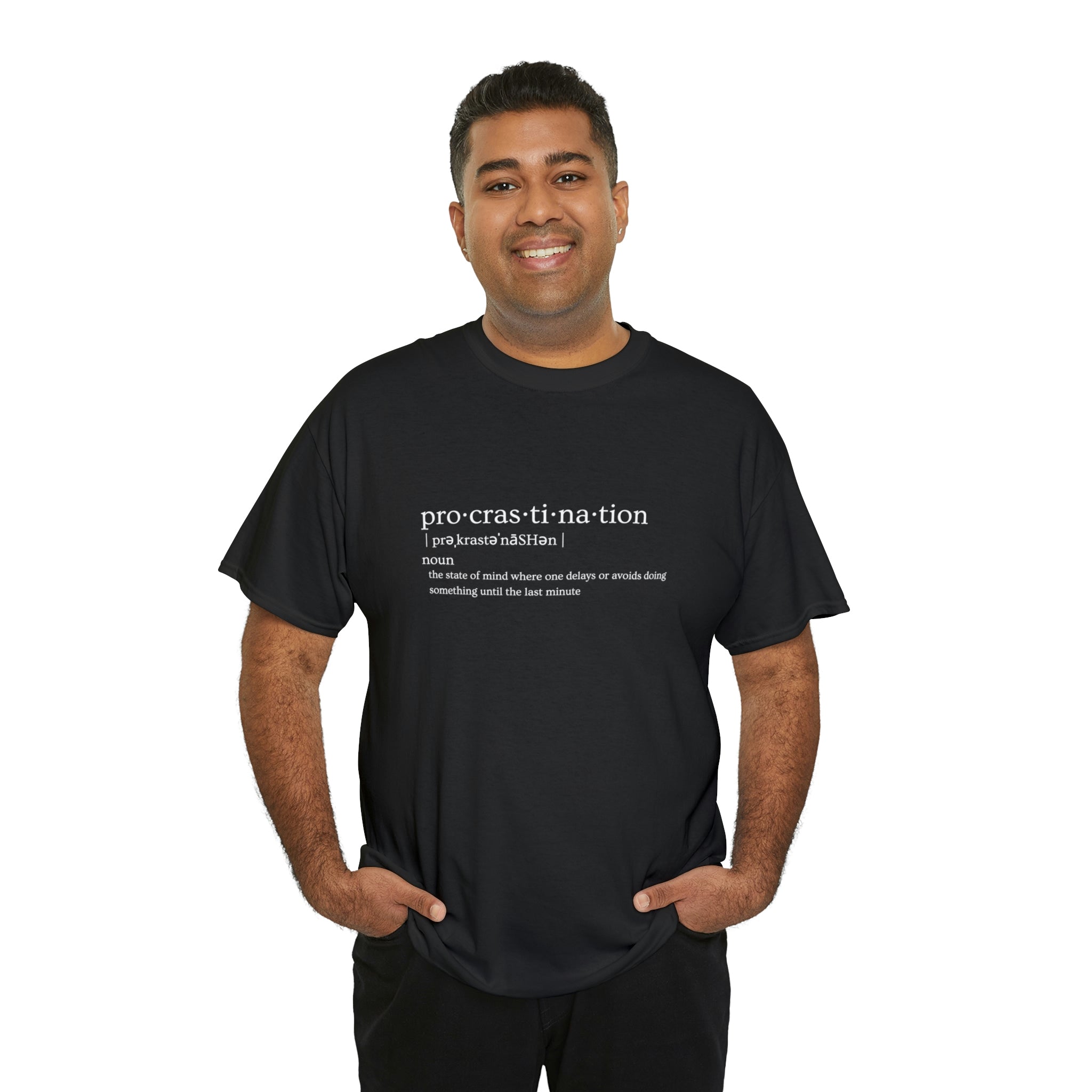 Procrastination Heavy Cotton Tee