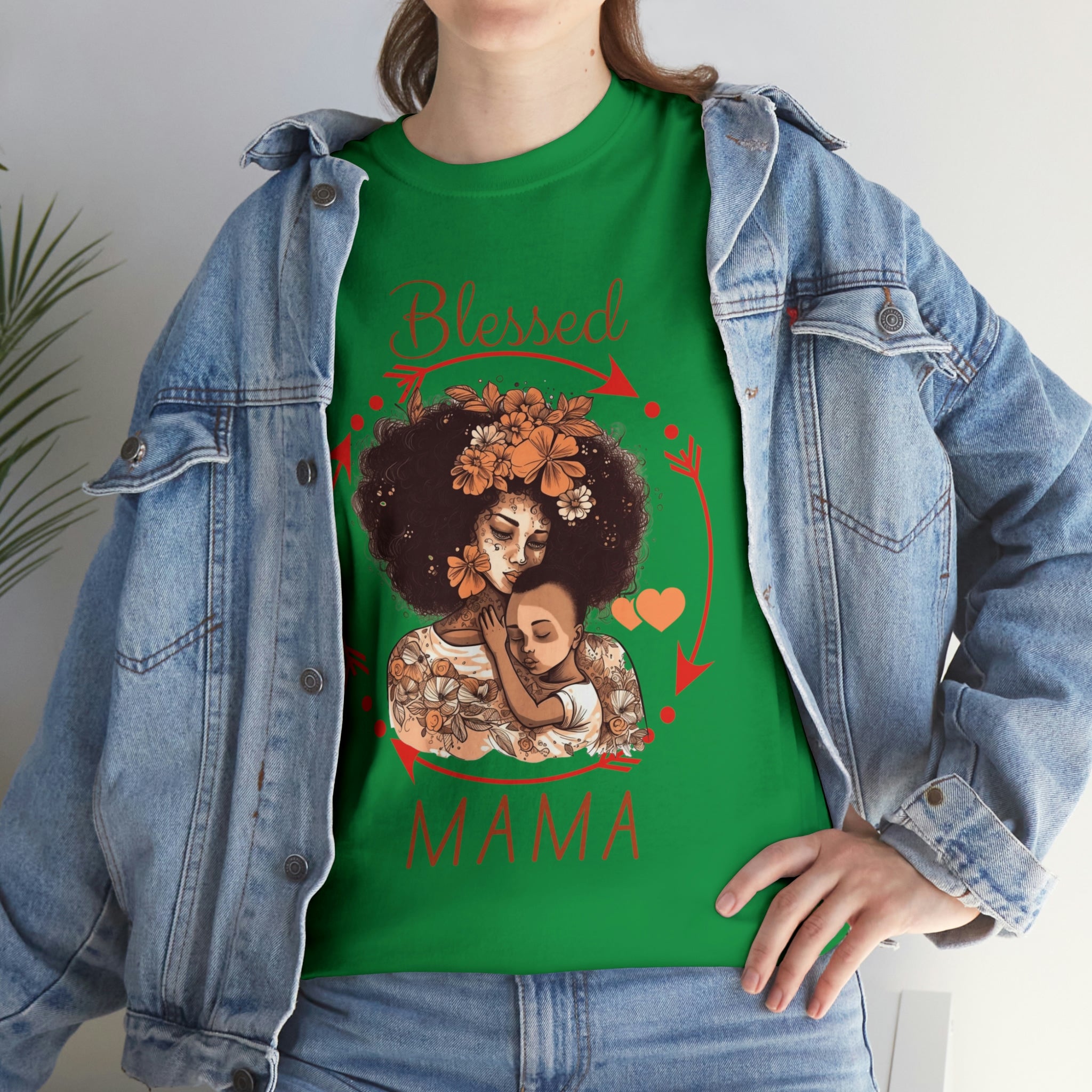 Blessed Mama Heavy Cotton Tee