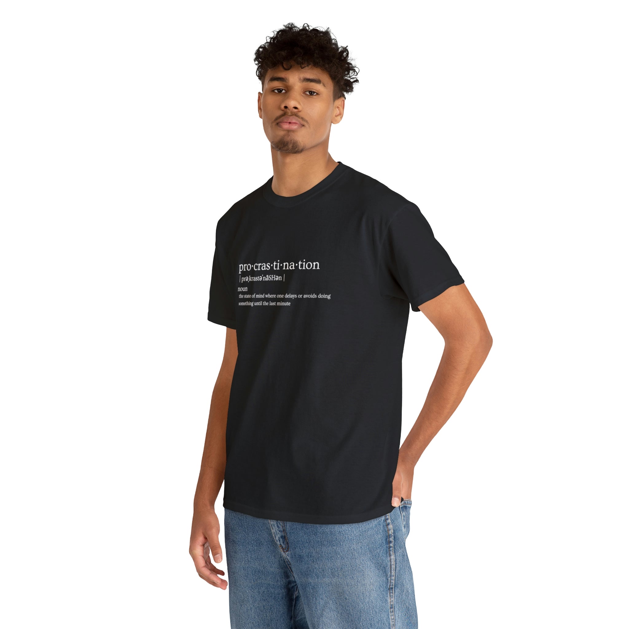 Procrastination Heavy Cotton Tee
