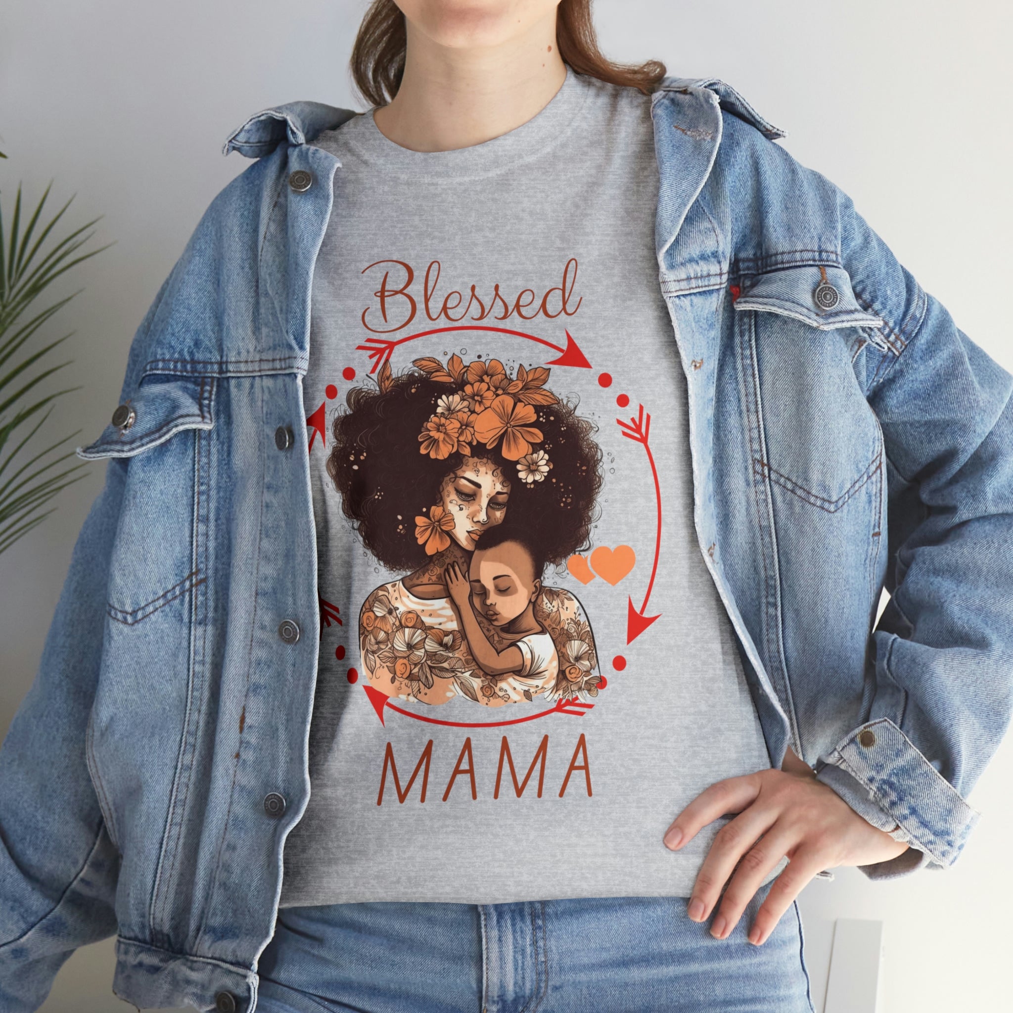 Blessed Mama Heavy Cotton Tee
