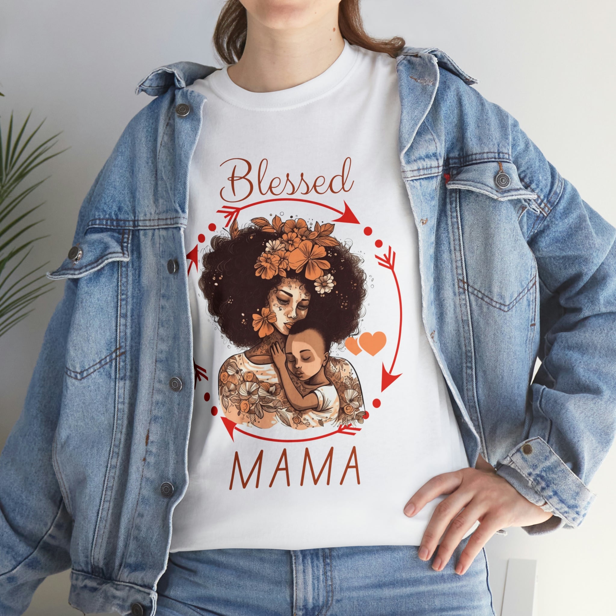 Blessed Mama Heavy Cotton Tee