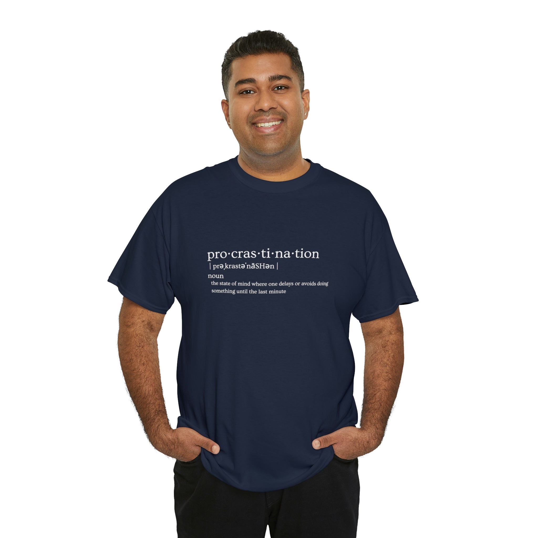 Procrastination Heavy Cotton Tee