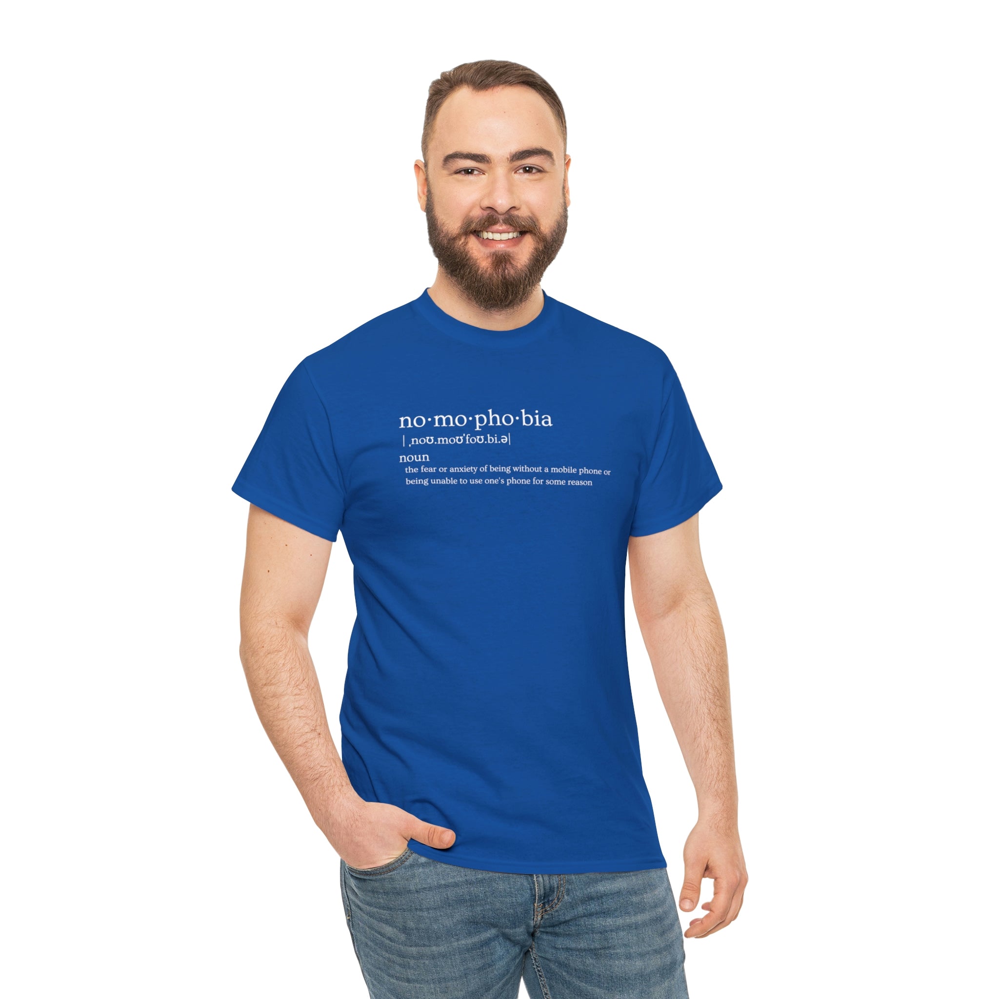 Nomophobia Men's Heavy Cotton Tee