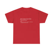 Procrastination Heavy Cotton Tee