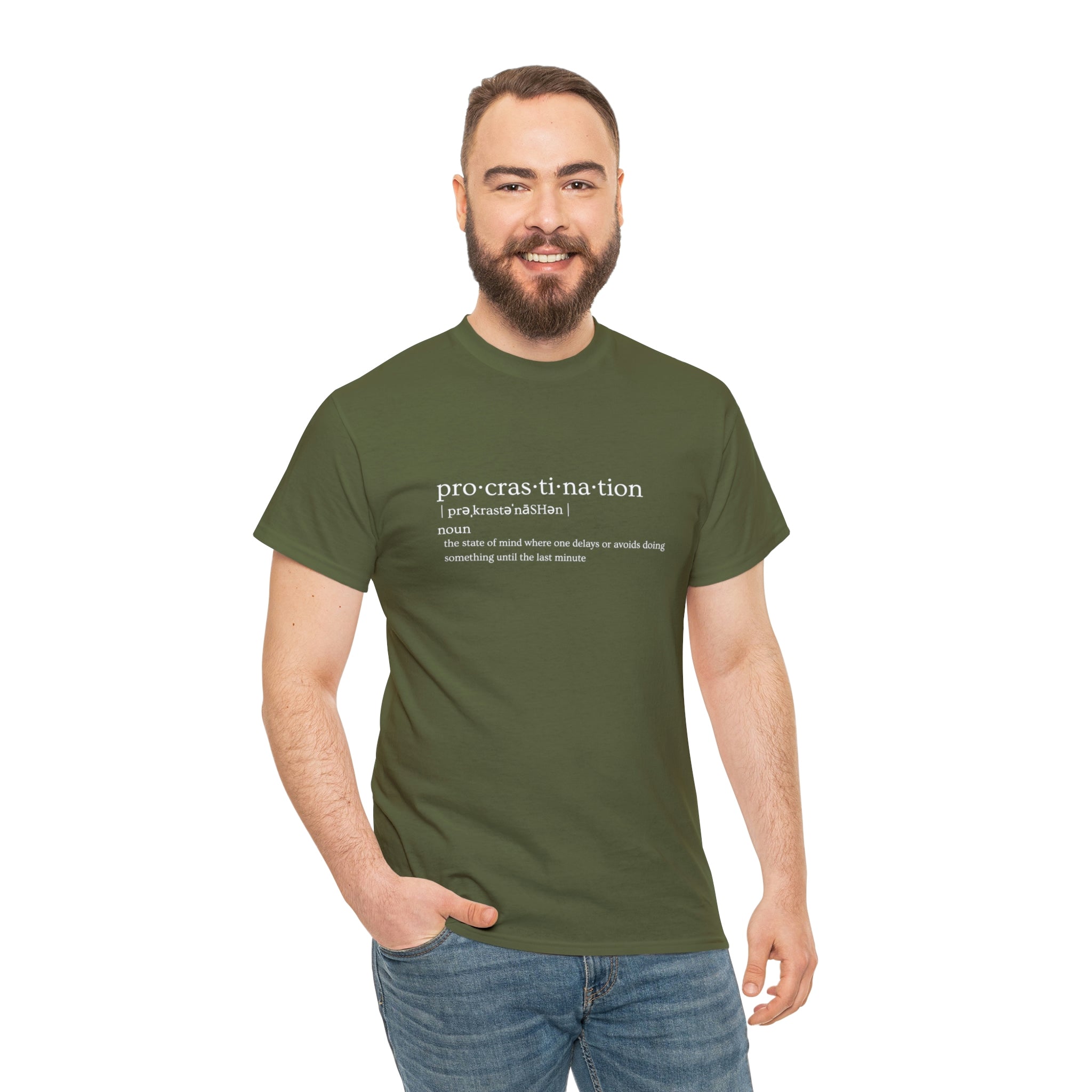 Procrastination Heavy Cotton Tee