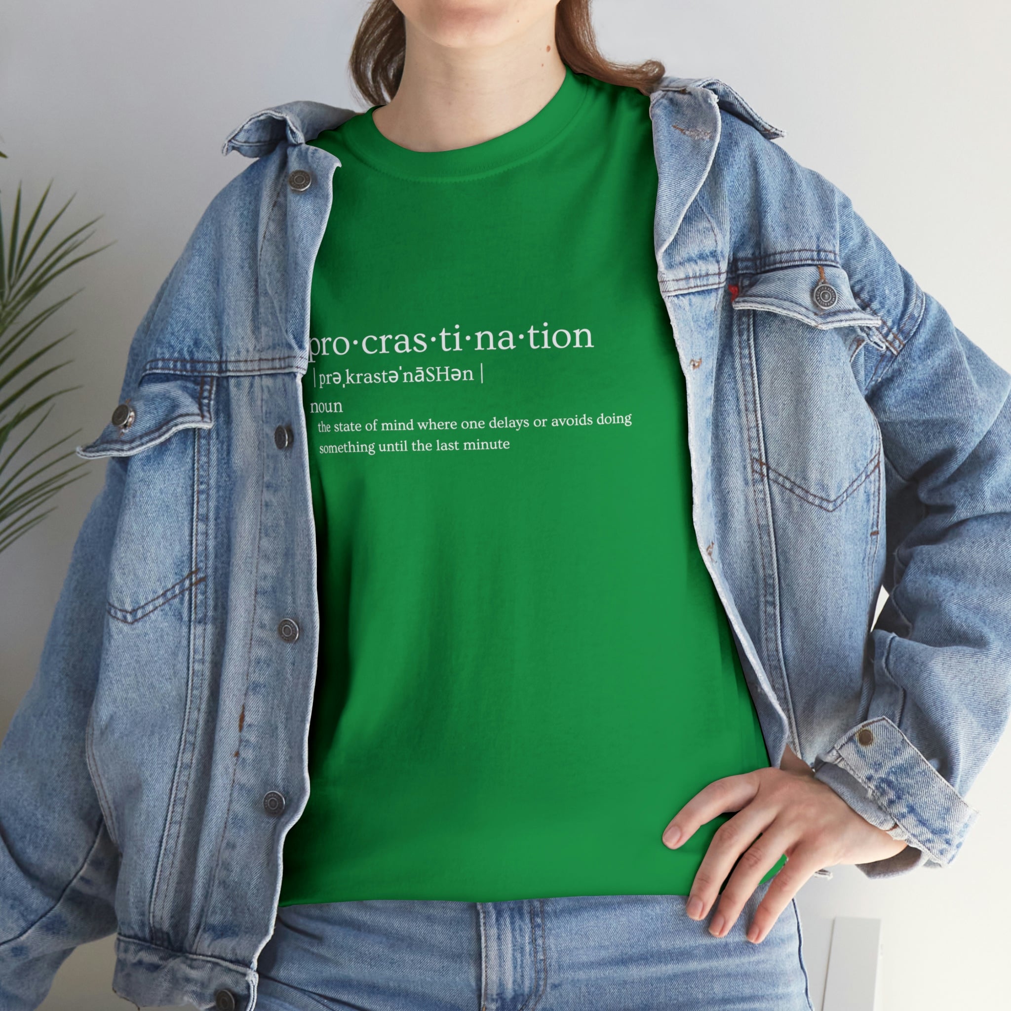 Procrastination Heavy Cotton Tee